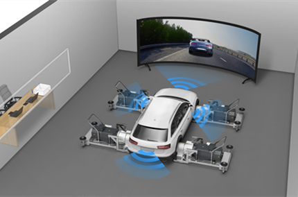 整车在环自动驾驶功能测试平台